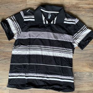 Men’s Striped Golf Polo